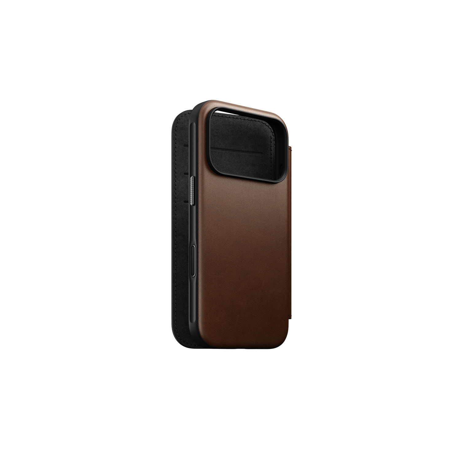 Nomad Modern Folio with Camino Leather for iPhone 18 Pro - Brown
