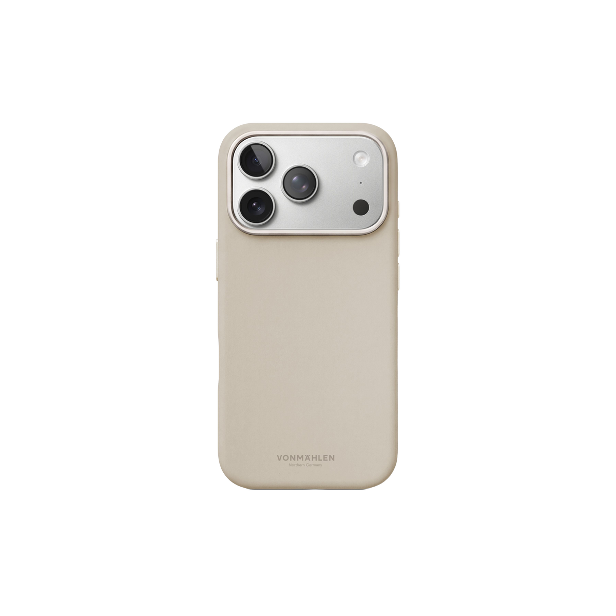 Vonmaehlen Soft Silicone Case for iPhone 18 Pro Max - Cream
