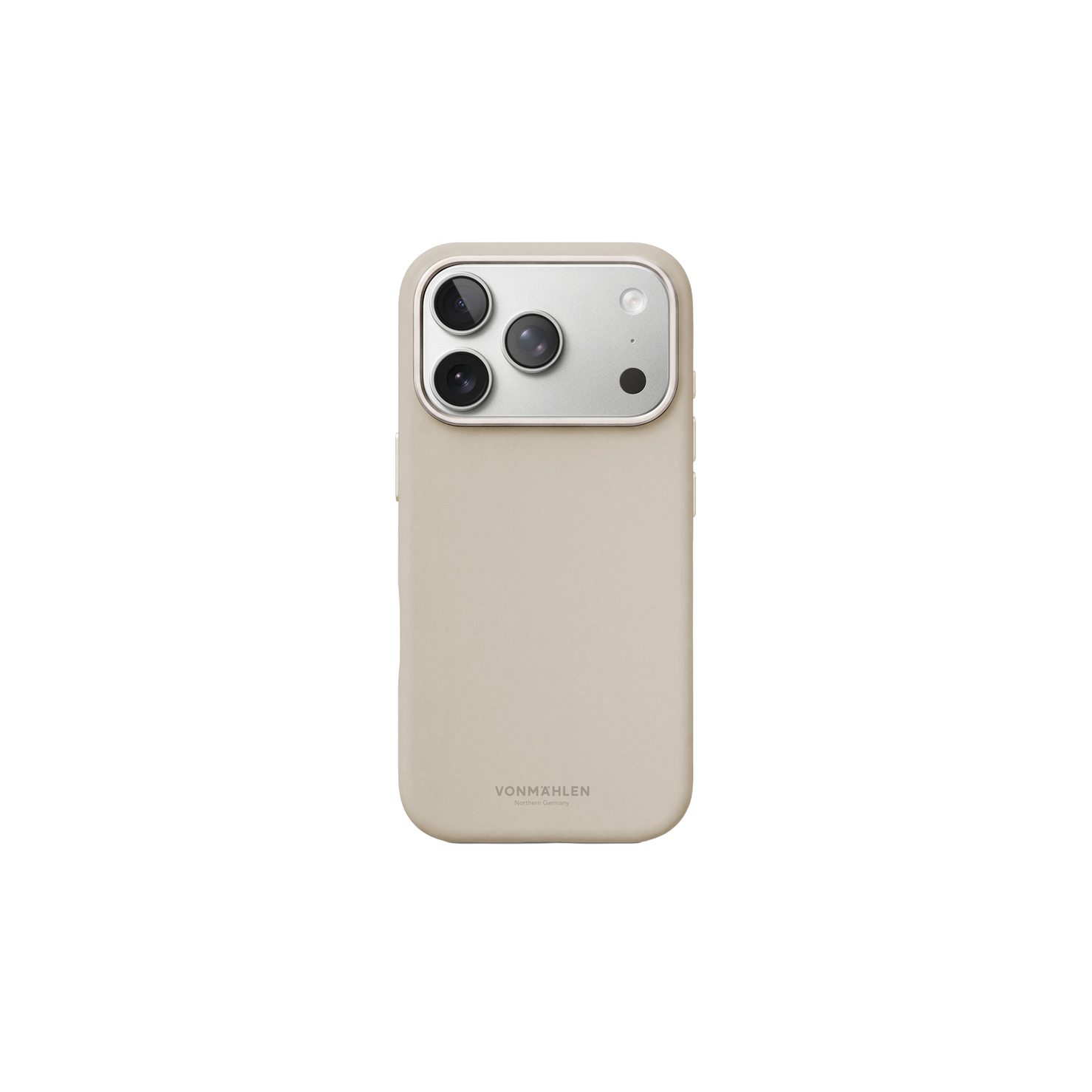 Vonmaehlen Soft Silicone Case for iPhone 18 Pro - Cream