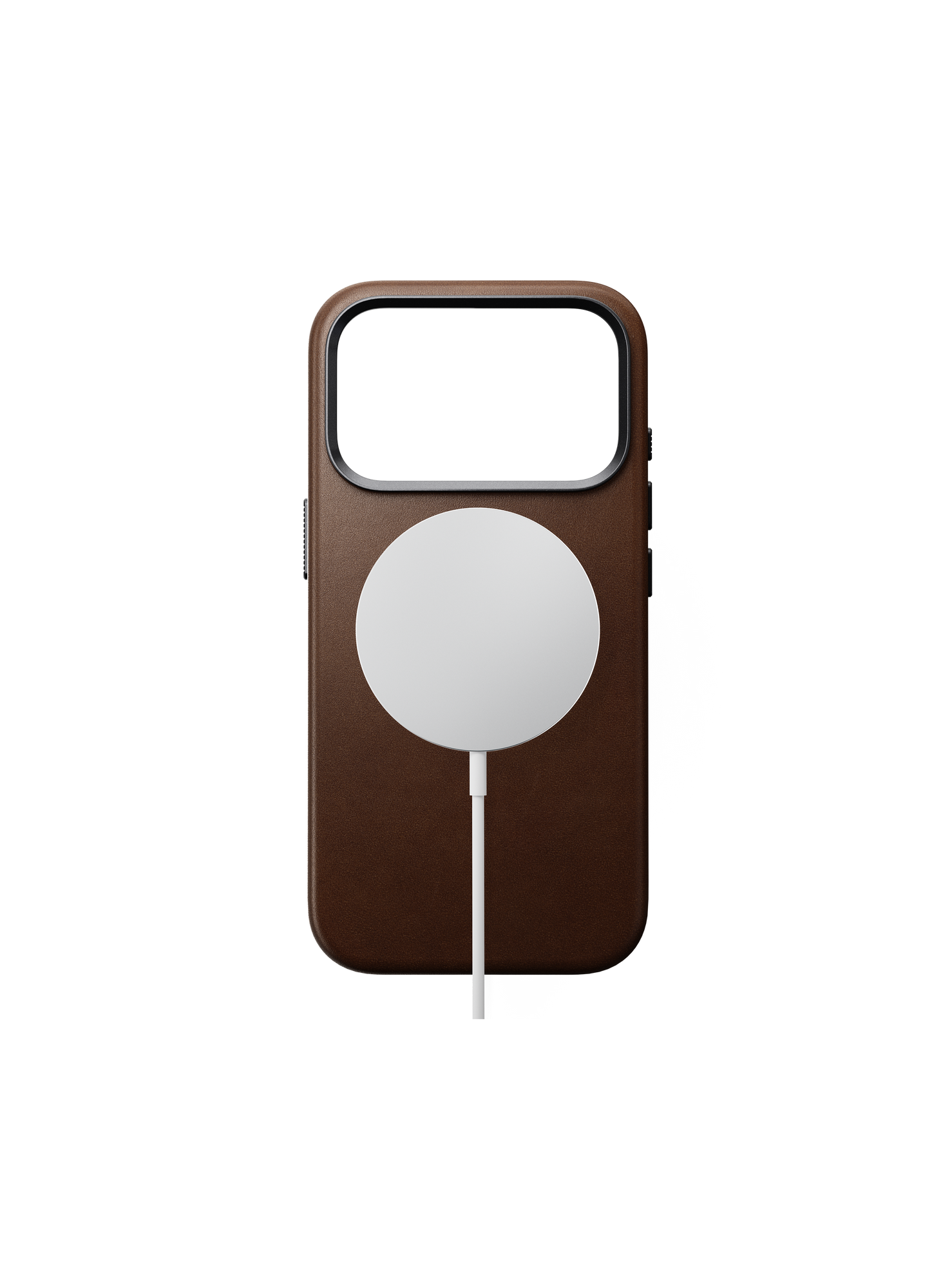 Nomad Traditional Case with Camino Leather for iPhone 18 Pro - Brown
