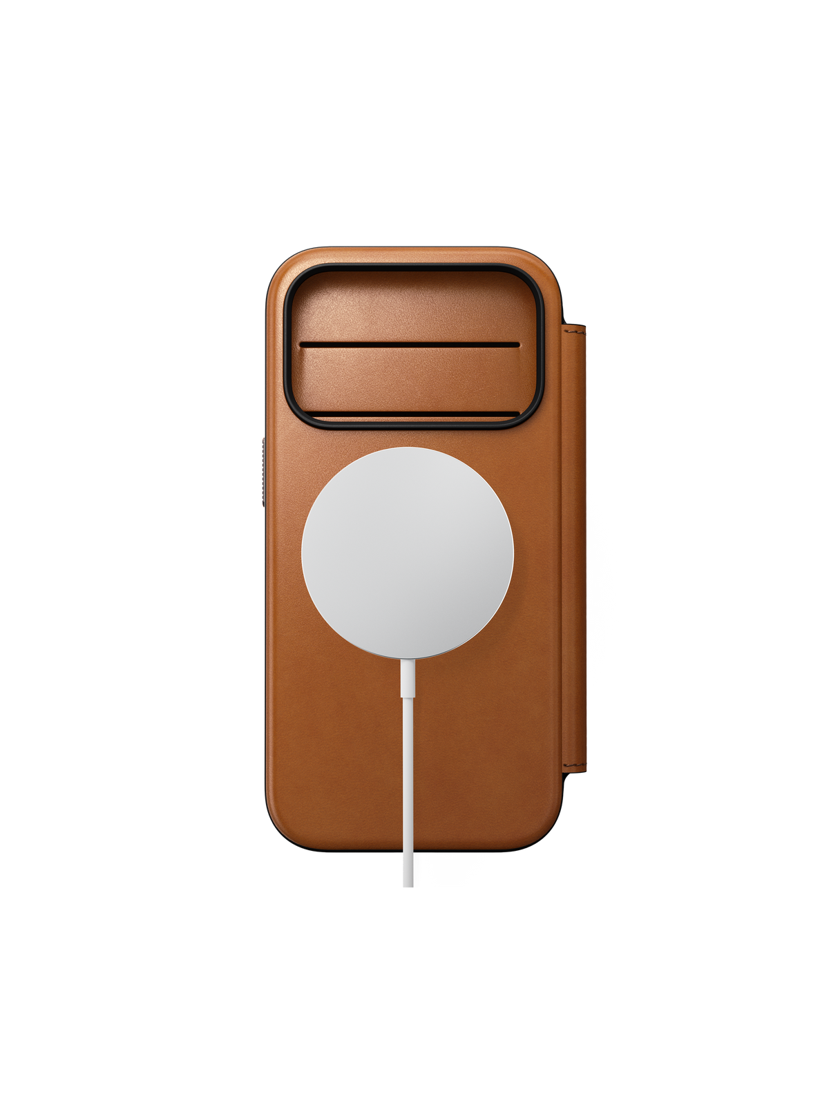 Nomad Modern Folio with Horween Leather for iPhone 18 Pro - Saddle