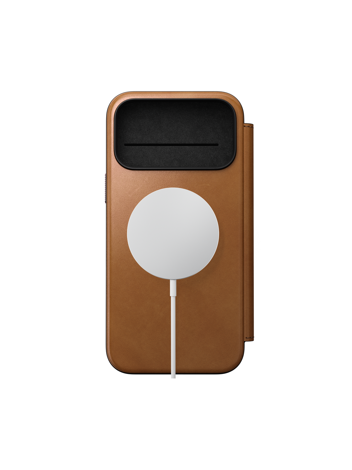Nomad Modern Folio with Camino Leather for iPhone 18 Pro Max - English Tan