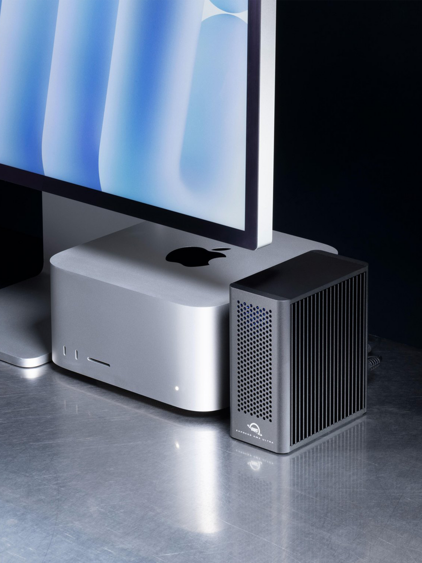 OWC 8TB Express 4M2 Ultra Thunderbolt 5 M.2 NVMe SSD Enclosure with Softraid