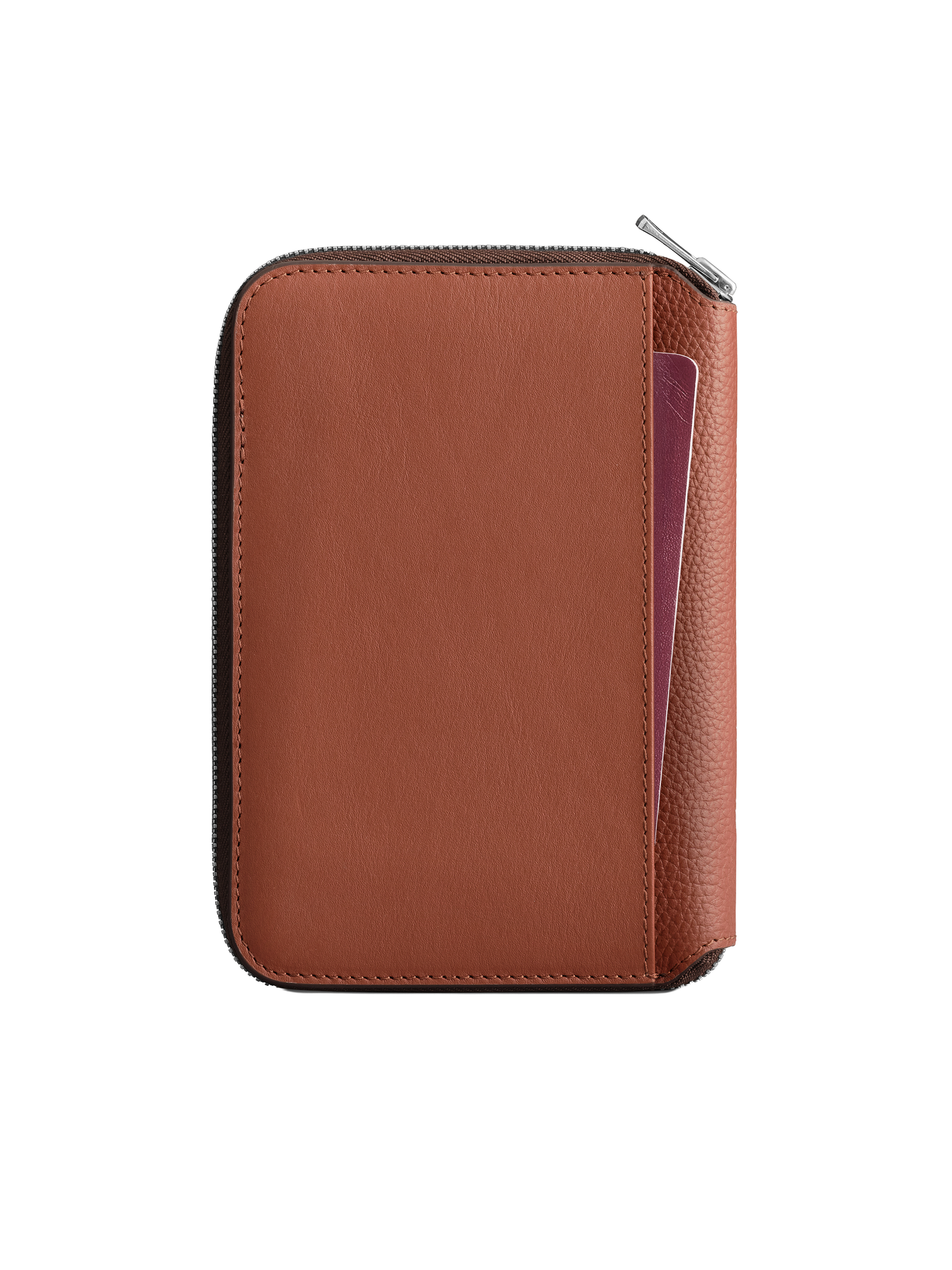 Woolnut Leather Travel Folio - Cognac