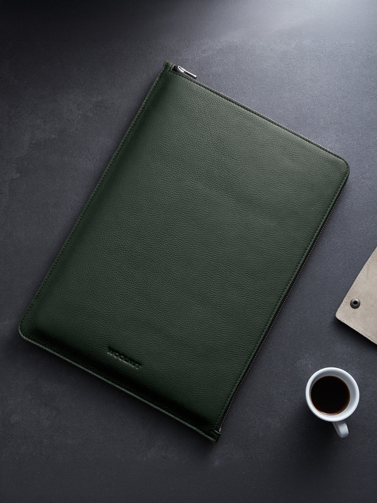 Woolnut Leather Folio for 15" MacBook Air - Green