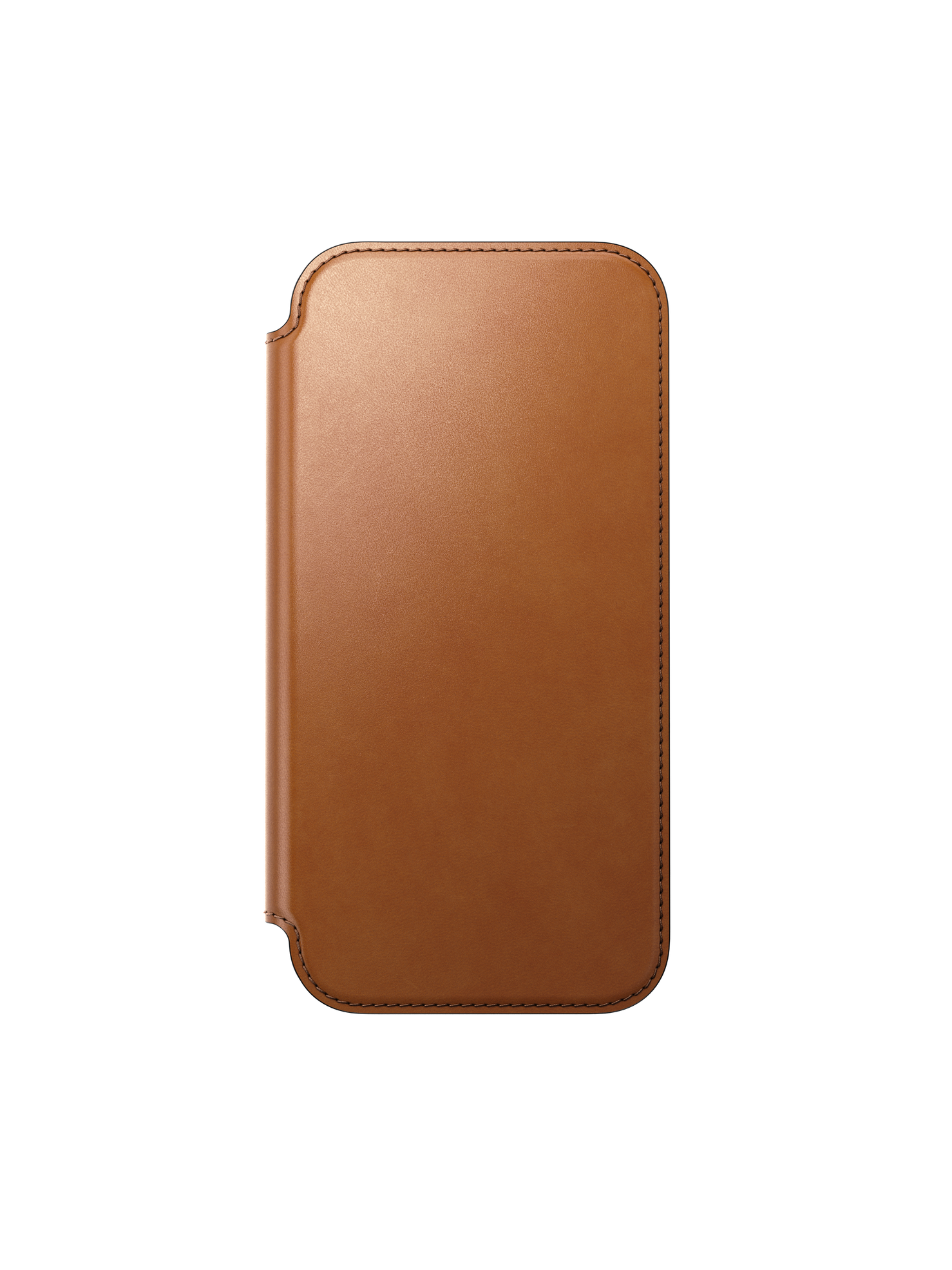 Nomad Modern Folio with Horween Leather for iPhone 18 Pro Max - Saddle