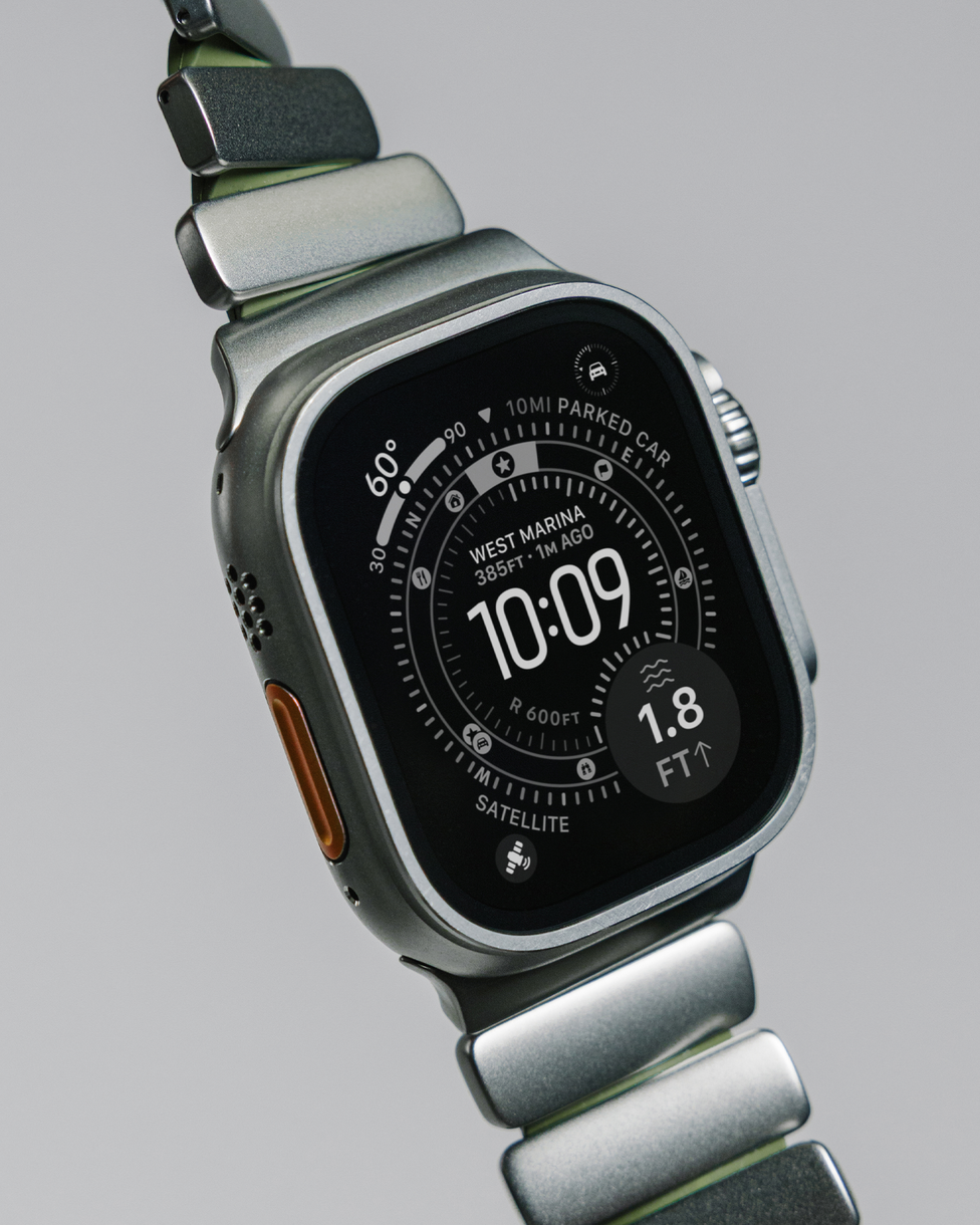 Available in Black or Natural Titanium to match your Ultra.