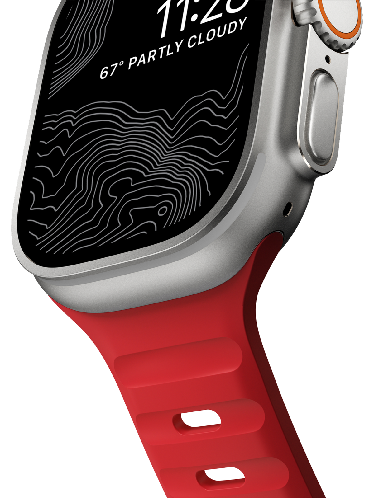 Nomad Sport Band - 46/49mm - Night Watch Red - Limited Edition