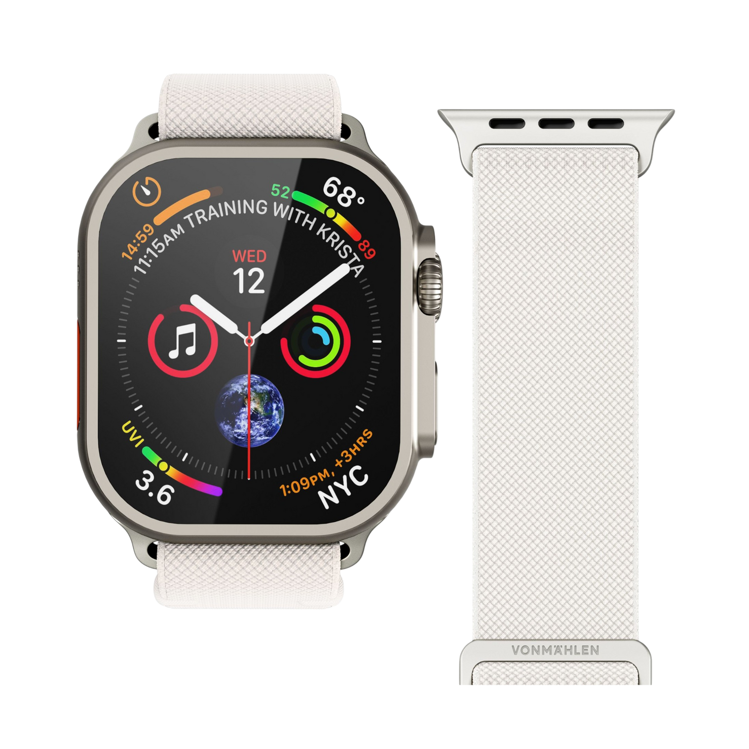 Vonmahlen Classic Nylon Loop - 46/49mm - Stone