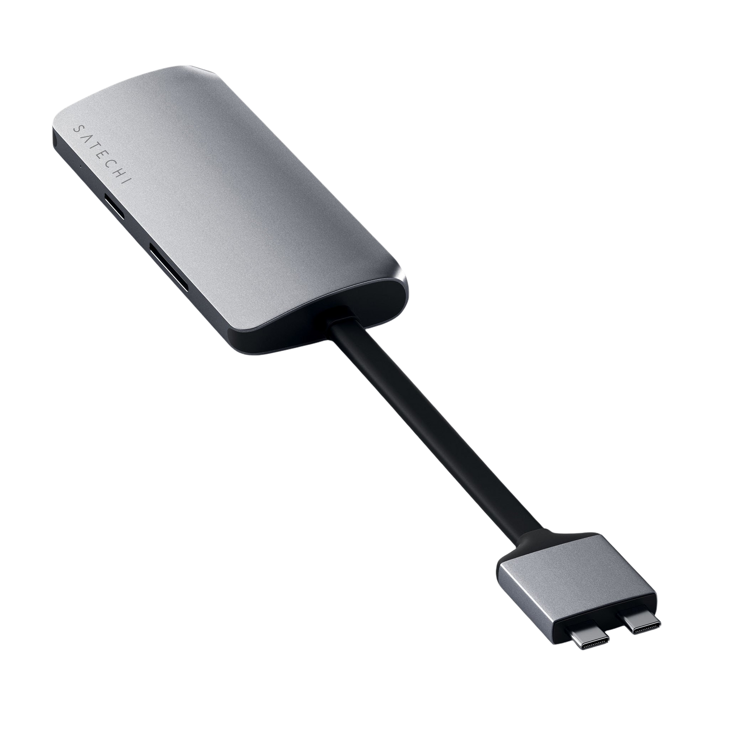 Satechi USB-C Dual Multimedia Adapter - Space Grey